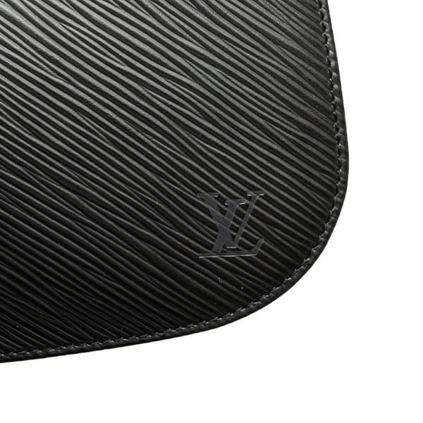Pre-owned Louis Vuitton Epi Demi Lune Pochette Black