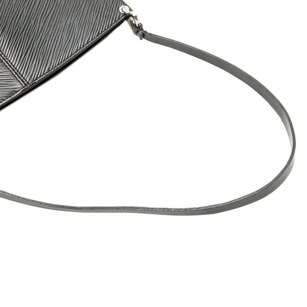 Pre-owned Louis Vuitton Epi Demi Lune Pochette Black
