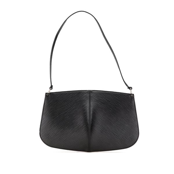 Pre-owned Louis Vuitton Epi Demi Lune Pochette Black