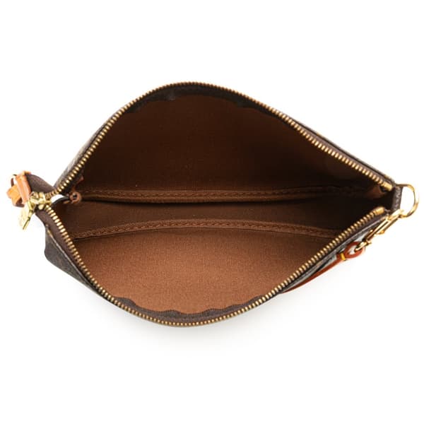 Pre-owned Louis Vuitton Monogram Pochette Accessoires Brown