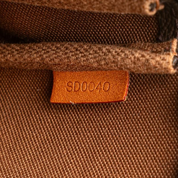 Pre-owned Louis Vuitton Monogram Pochette Accessoires Brown