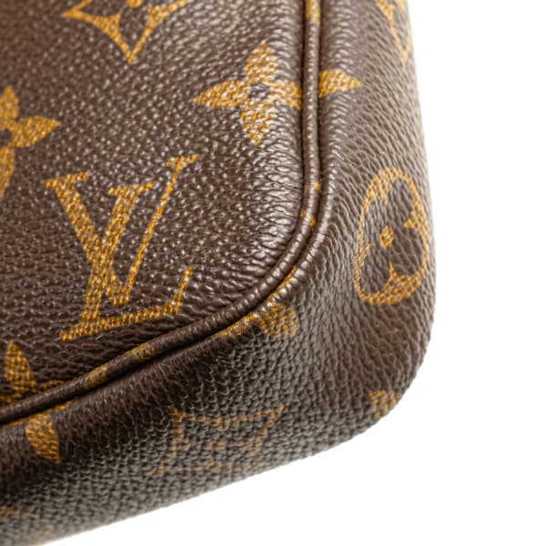 Pre-owned Louis Vuitton Monogram Pochette Accessoires Brown