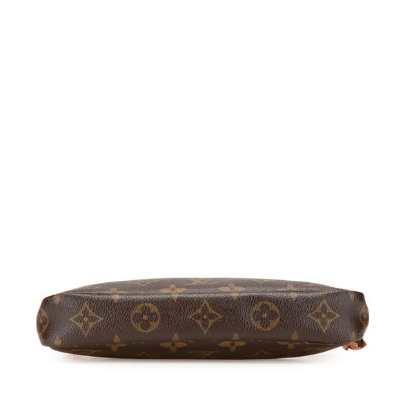 Pre-owned Louis Vuitton Monogram Pochette Accessoires Brown