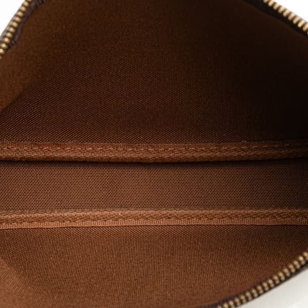 Pre-owned Louis Vuitton Monogram Pochette Accessoires Brown