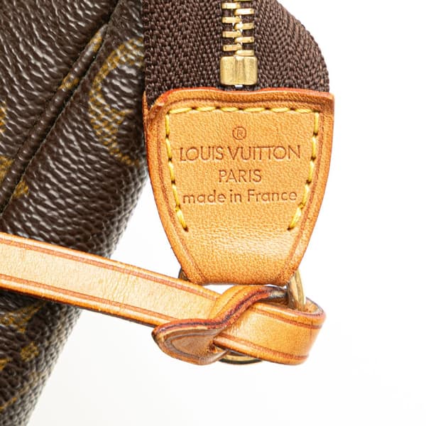 Pre-owned Louis Vuitton Monogram Pochette Accessoires Brown