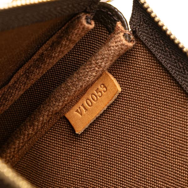 Pre-owned Louis Vuitton Monogram Pochette Accessoires Brown