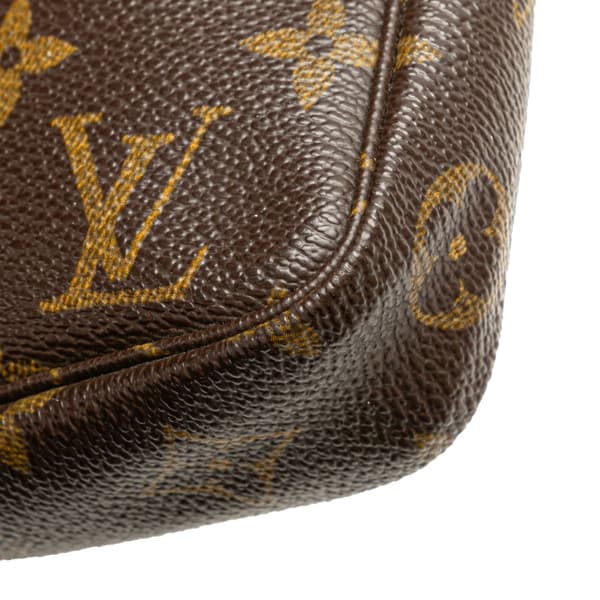Pre-owned Louis Vuitton Monogram Pochette Accessoires Brown
