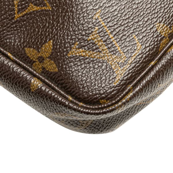 Pre-owned Louis Vuitton Monogram Pochette Accessoires Brown