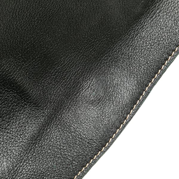 Pre-owned Bottega Veneta Leather Intrecciato Strap Shoulder Bag Black
