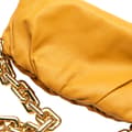 Miniatyrbillede 8 af 9: Pre-owned Bottega Veneta Lambskin Chain Pouch Yellow