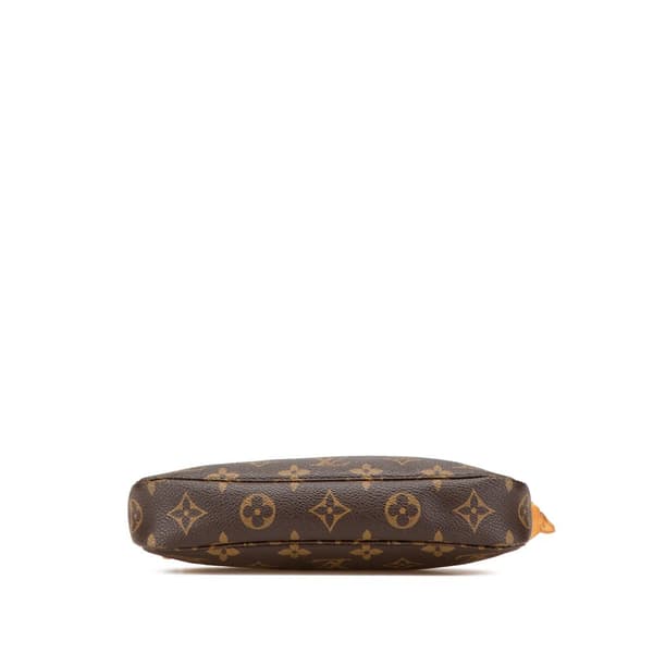 Pre-owned Louis Vuitton Monogram Pochette Accessoires Brown