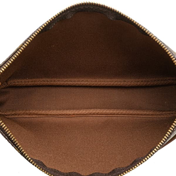 Pre-owned Louis Vuitton Monogram Pochette Accessoires Brown