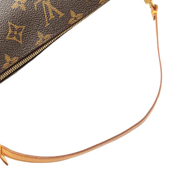 Pre-owned Louis Vuitton Monogram Pochette Accessoires Brown