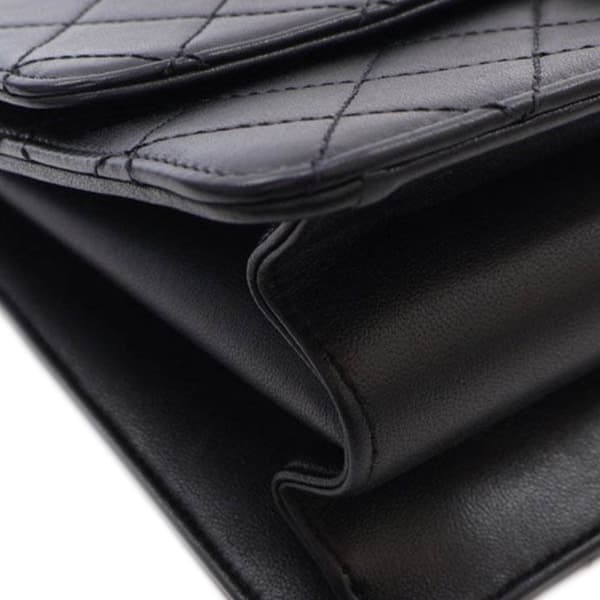 Pre-owned Chanel Large Sheepskin Beauty Lock Flap Black