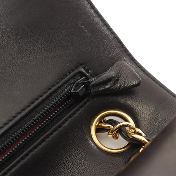 Pre-owned Chanel Small Quilted Lambskin CC Double Flap Black