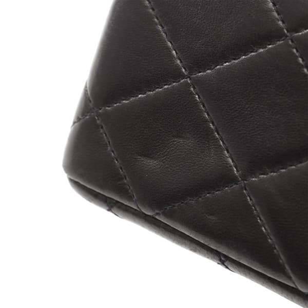 Pre-owned Chanel Small Quilted Lambskin CC Double Flap Black