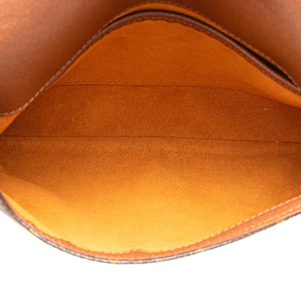 Pre-owned Louis Vuitton Monogram Musette Tango Short Strap Brown