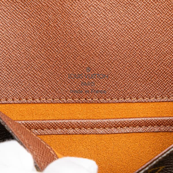 Pre-owned Louis Vuitton Monogram Musette Tango Short Strap Brown
