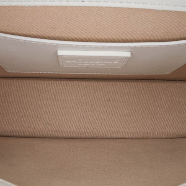 Pre-owned Jacquemus Calfskin Le Bambino Long White