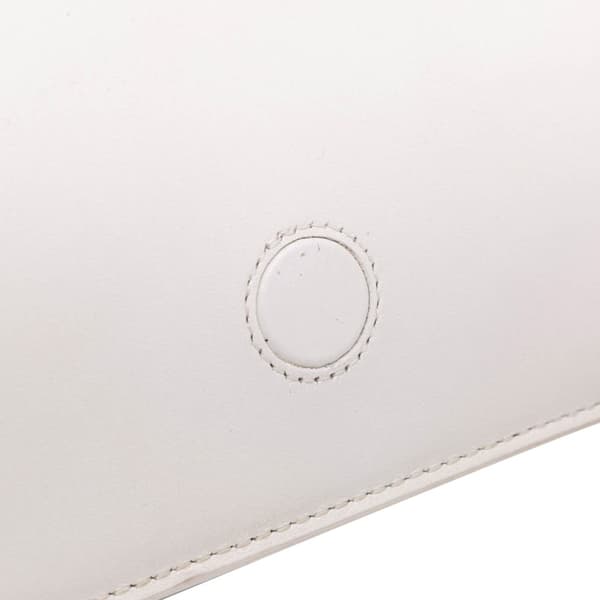 Pre-owned Jacquemus Calfskin Le Bambino Long White