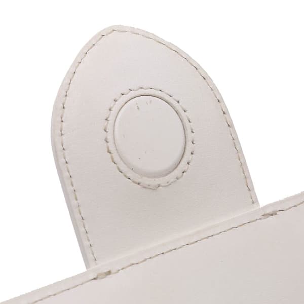 Pre-owned Jacquemus Calfskin Le Bambino Long White