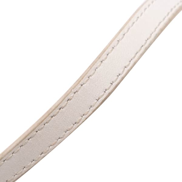 Pre-owned Jacquemus Calfskin Le Bambino Long White