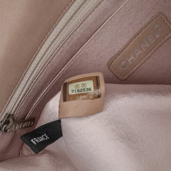 Pre-owned Chanel Medium New Travel Line Nylon Single Flap Brown