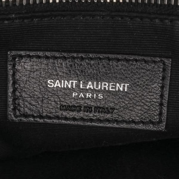 Pre-owned Saint Laurent Medium Leather Monogram Matelasse LouLou Bag Red