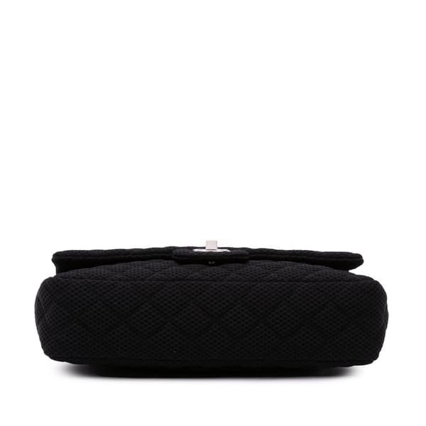 Pre-owned Chanel Medium Classic Mesh Single Flap Black