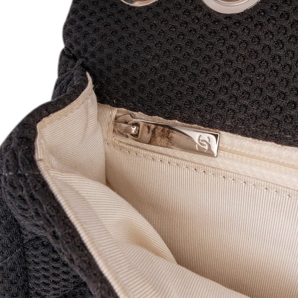 Pre-owned Chanel Medium Classic Mesh Single Flap Black