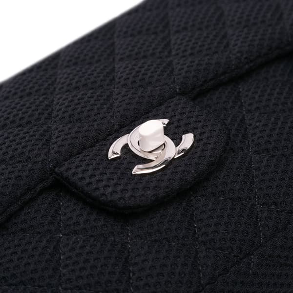Pre-owned Chanel Medium Classic Mesh Single Flap Black