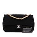 Miniatyrbild 10 av 10: Pre-owned Chanel Medium Classic Mesh Single Flap Black