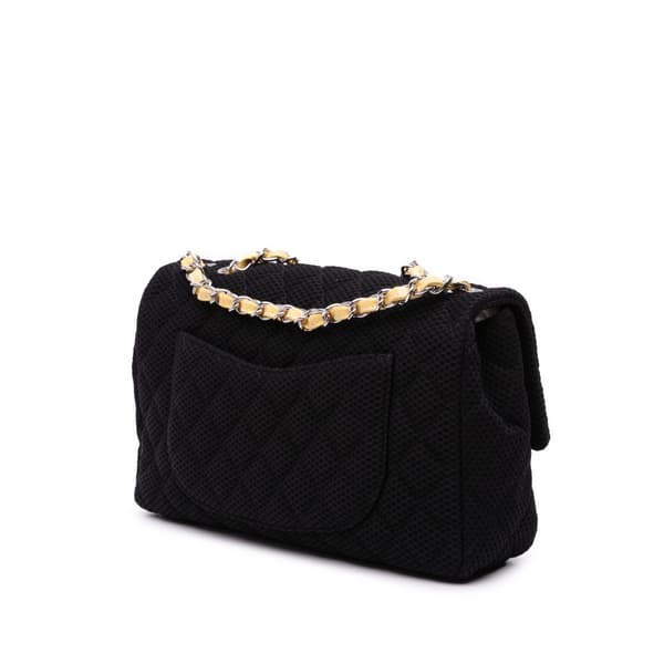 Pre-owned Chanel Medium Classic Mesh Single Flap Black