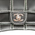 Pikkukuva 8 / 10: Pre-owned Chanel Lambskin Contrast Square Stitch Flap Black