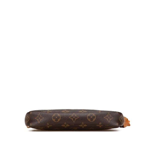 Pre-owned Louis Vuitton Monogram Pochette Accessoires Brown