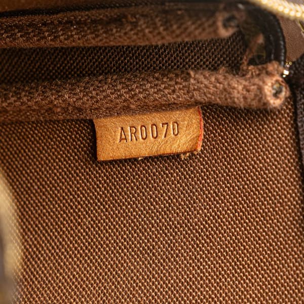 Pre-owned Louis Vuitton Monogram Pochette Accessoires Brown