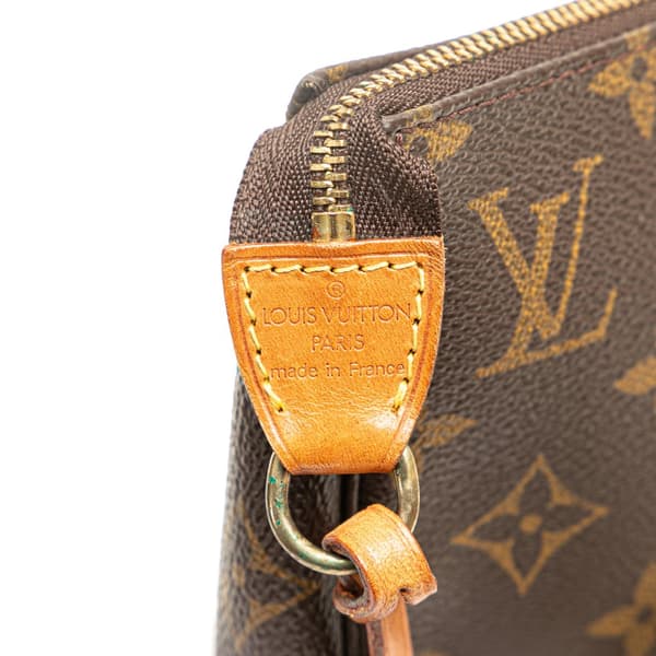 Pre-owned Louis Vuitton Monogram Pochette Accessoires Brown
