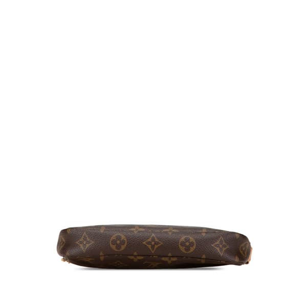 Pre-owned Louis Vuitton Monogram Pochette Accessoires Brown
