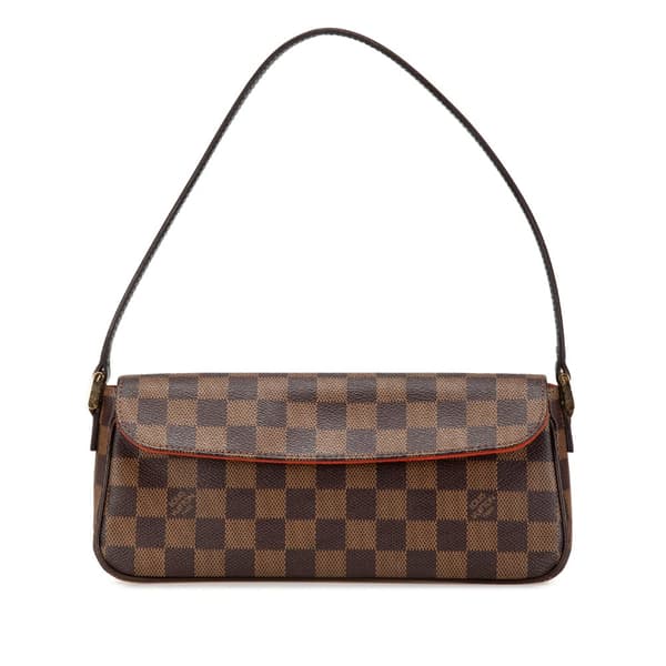 Pre-owned Louis Vuitton Damier Ebene Recoleta Brown