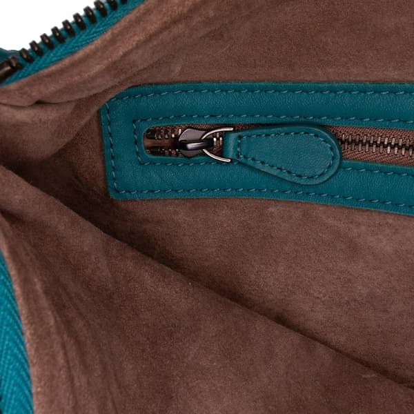 Pre-owned Bottega Veneta Nappa Intrecciato Shoulder Bag Blue