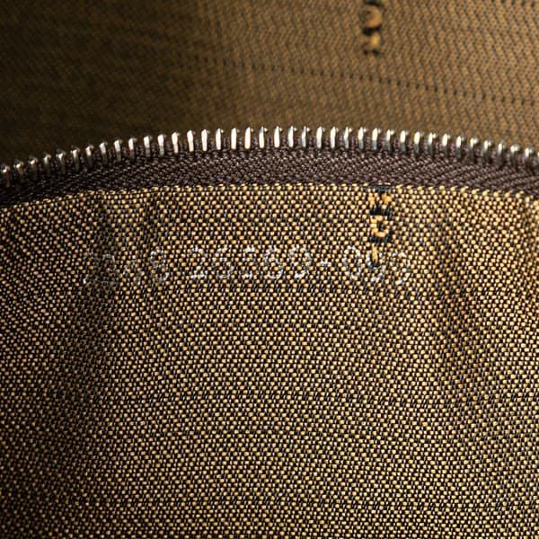 Pre-owned Fendi Zucca Canvas Shoulder Bag Brown