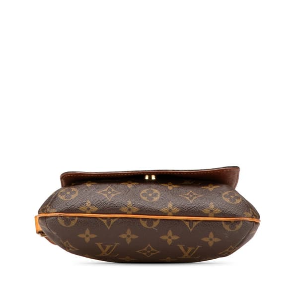 Pre-owned Louis Vuitton Monogram Musette Salsa Short Strap Brown