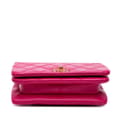 Pikkukuva 3 / 10: Pre-owned Chanel Small Quilted Lambskin On And On Chain Flap Pink