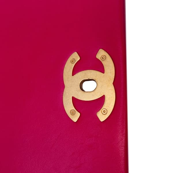Pre-owned Chanel Small Quilted Lambskin On And On Chain Flap Pink