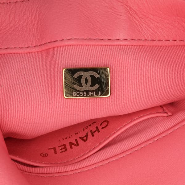 Pre-owned Chanel Mini Quilted Lambskin Funky Town Flap Pink