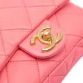 Pikkukuva 8 / 10: Pre-owned Chanel Mini Quilted Lambskin Funky Town Flap Pink