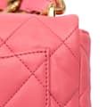 Pikkukuva 9 / 10: Pre-owned Chanel Mini Quilted Lambskin Funky Town Flap Pink