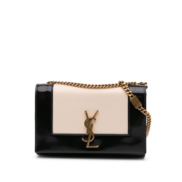 Pre-owned Saint Laurent Small Nappa Kate Shoulder Bag White