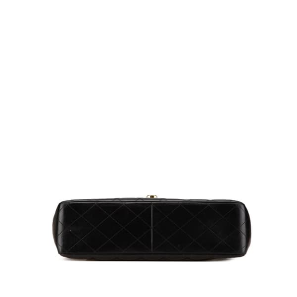 Pre-owned Chanel Jumbo XL Classic Lambskin Single Flap Black