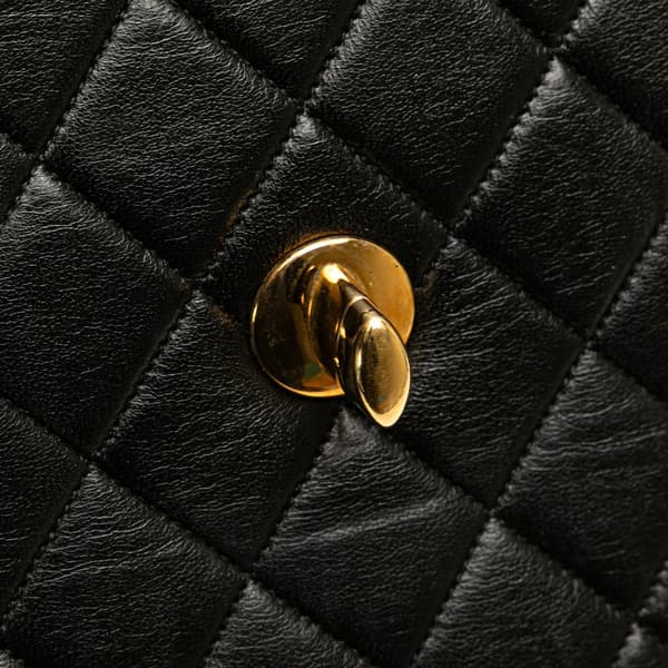 Pre-owned Chanel Jumbo XL Classic Lambskin Single Flap Black